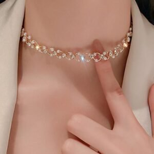 1 Pieza Collar De Gargantilla De Imitación De Perlas De Imitación Para Mujer