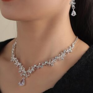 3 piezas Set joya zirconia cúbica